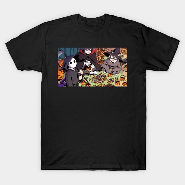 Masked Henchman Halloween T-Shirt by norinoko